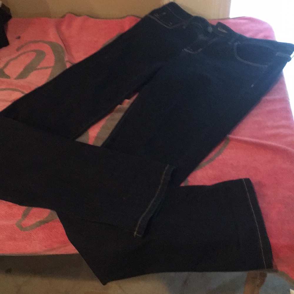 New mid rise straight leg jean